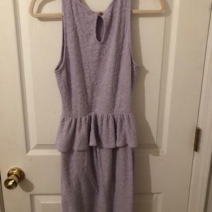 Short lavender dress